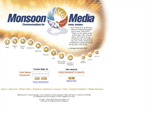 Tablet Screenshot of monsoonmedia.com